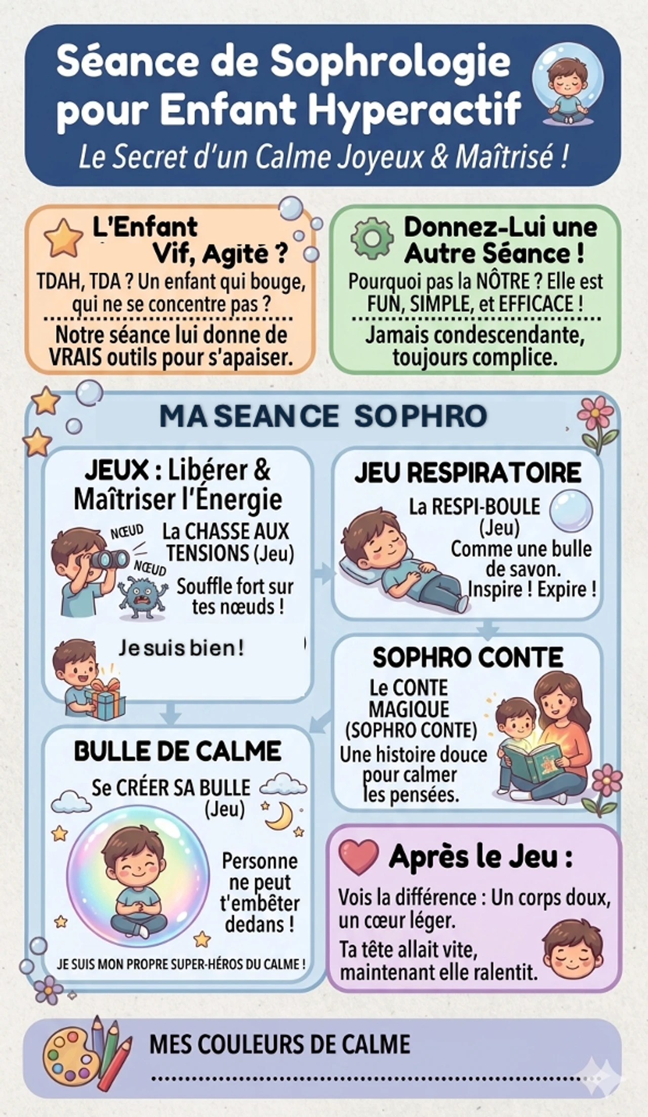 Séance spéciale enfant hyperactif