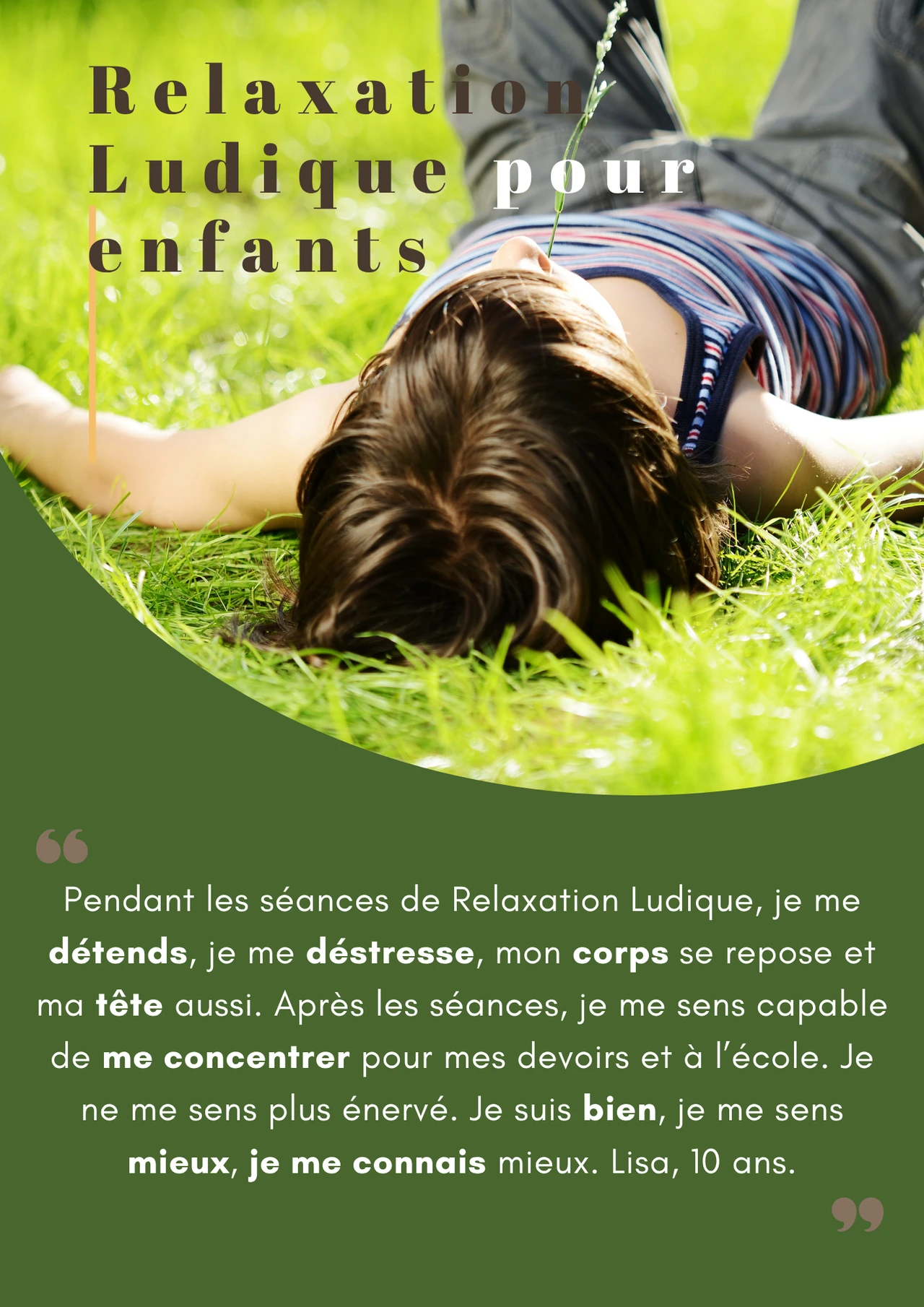 Relaxation Ludique pour enfants