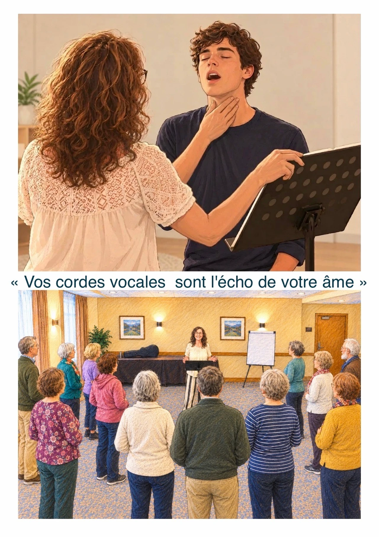 Le bien-être à travers le chant