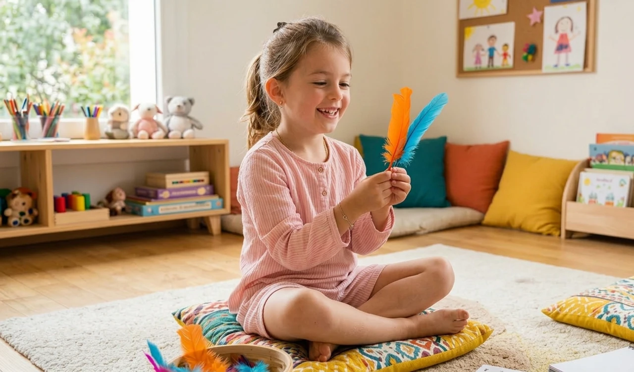 Image d'illustration : pour protéger la bulle de mes petits sophrologues, j'utilise des visuels créés sur mesure.