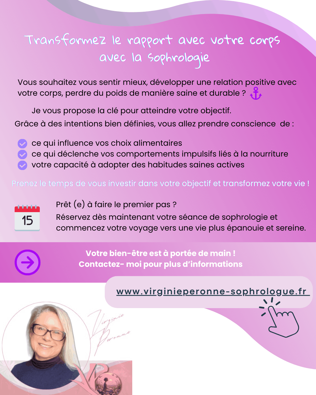 Virginie Peronne vous accompagne dans votre perte de poids