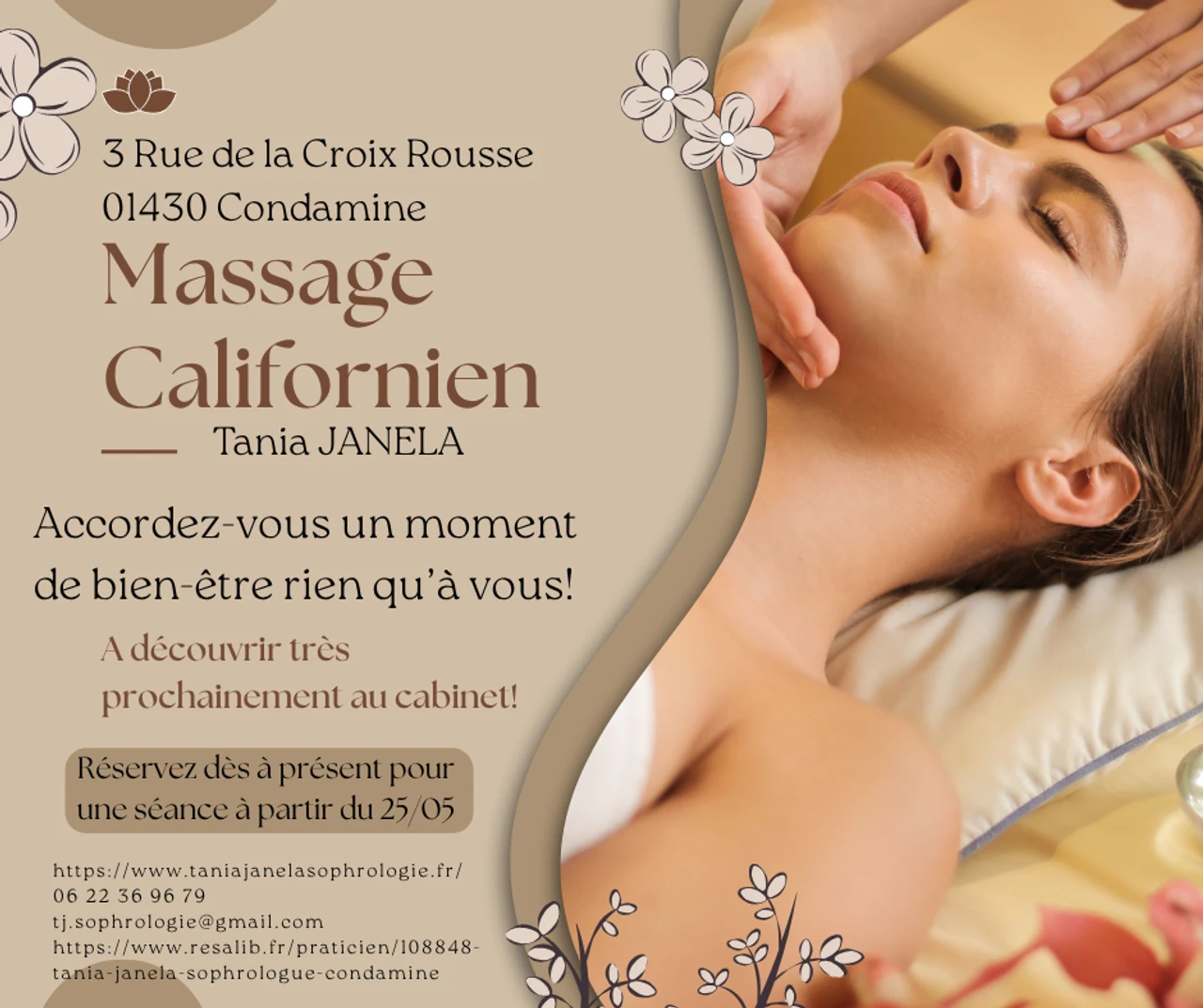 Lancement massage californien