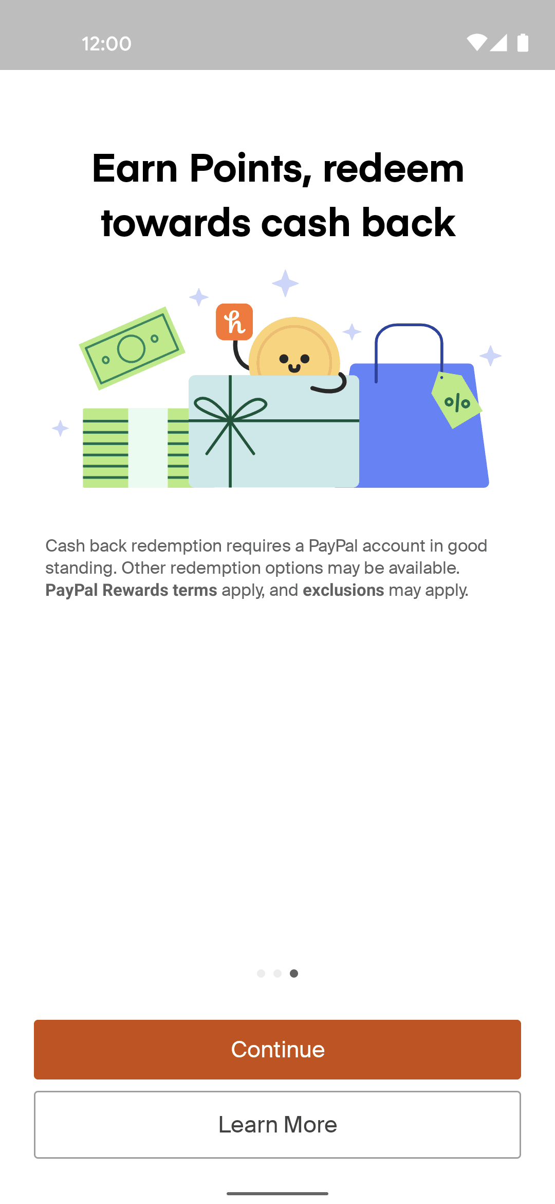 PayPal Honey Android | Mobbin