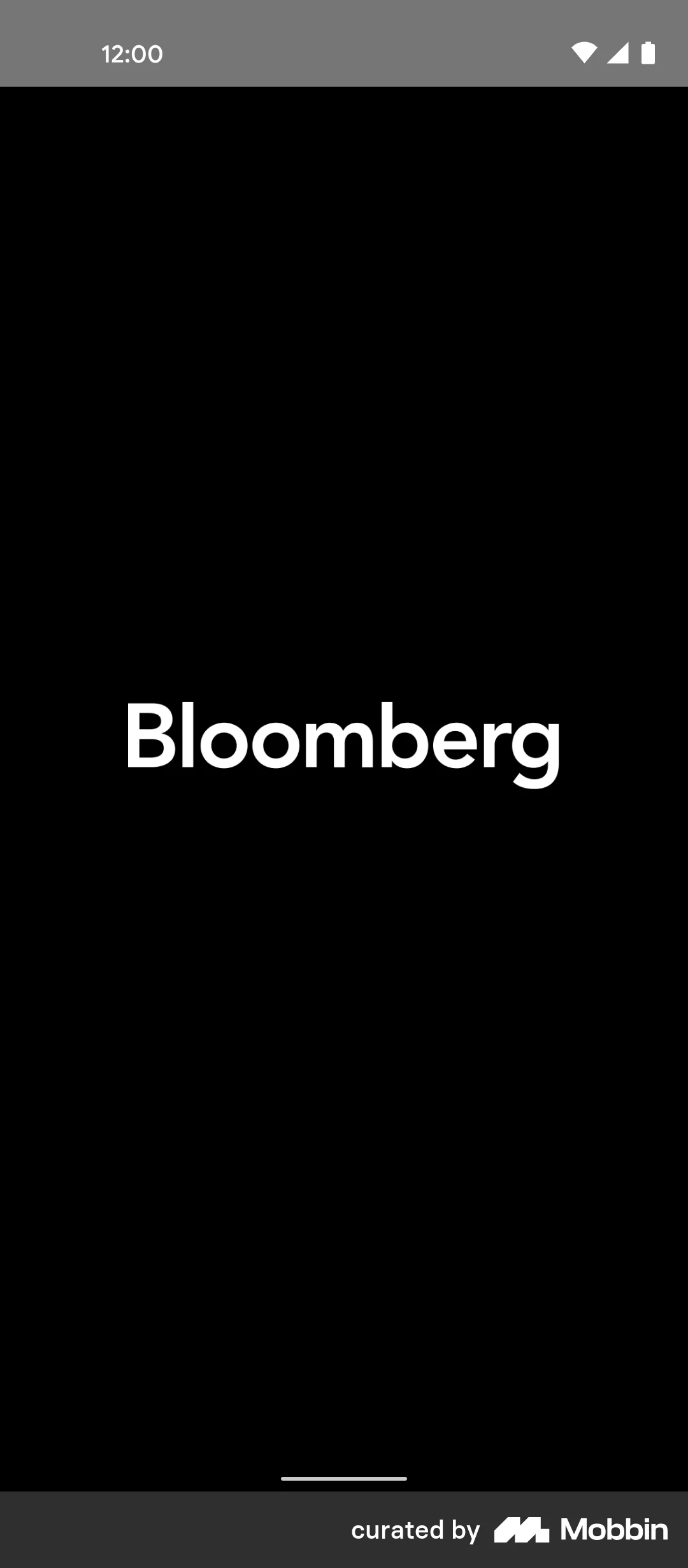 Bloomberg screen