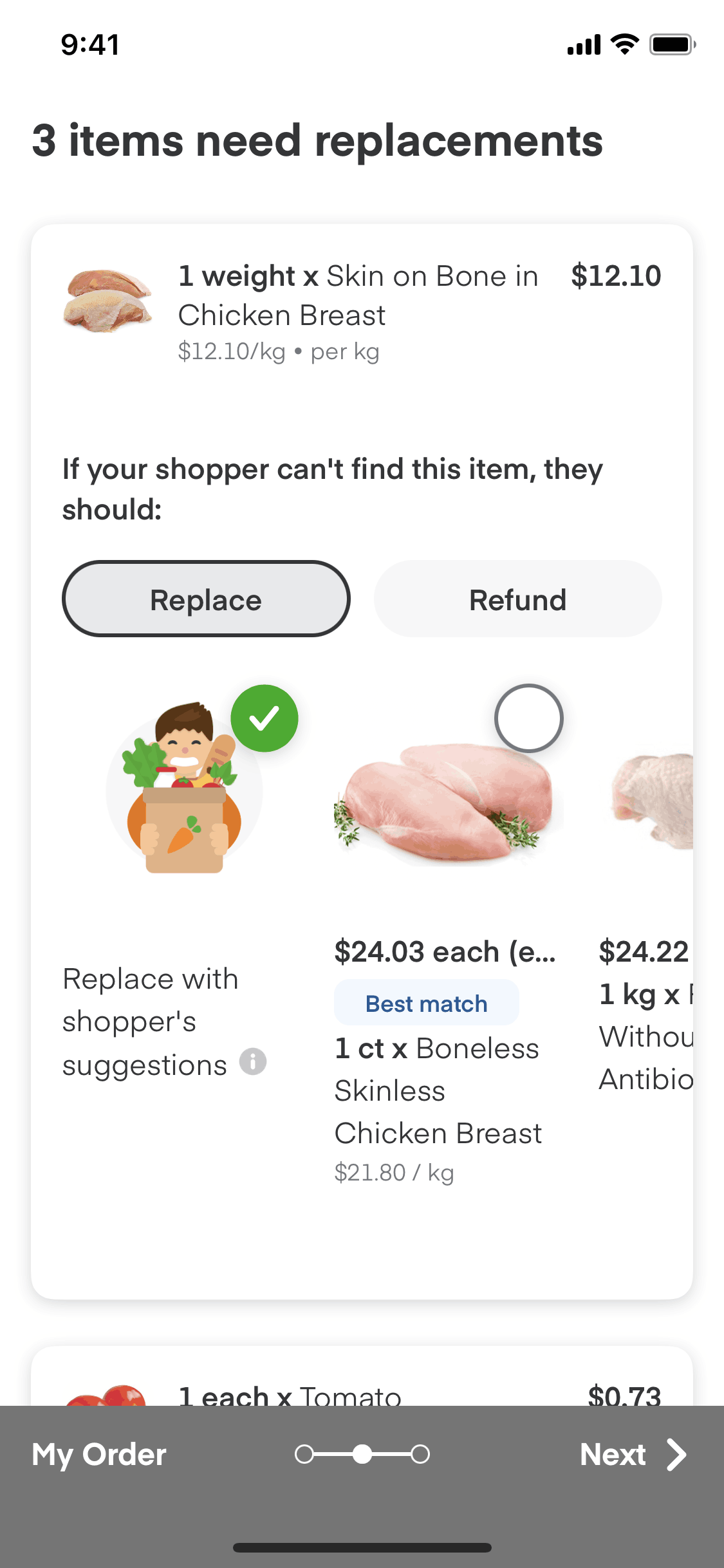 Instacart IOS Screen | Mobbin