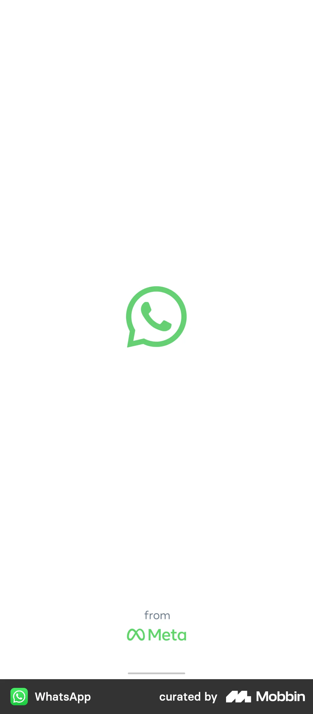 WhatsApp screen