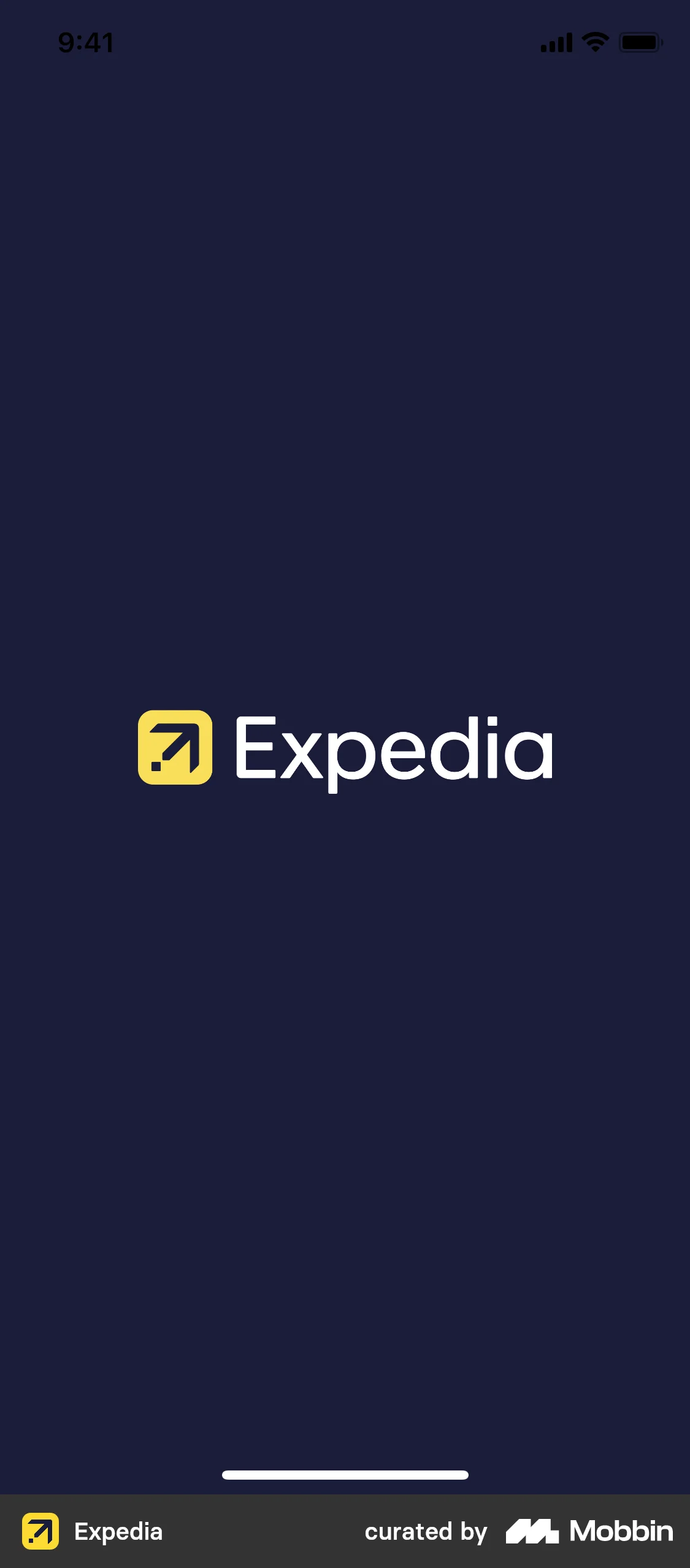 Expedia screen