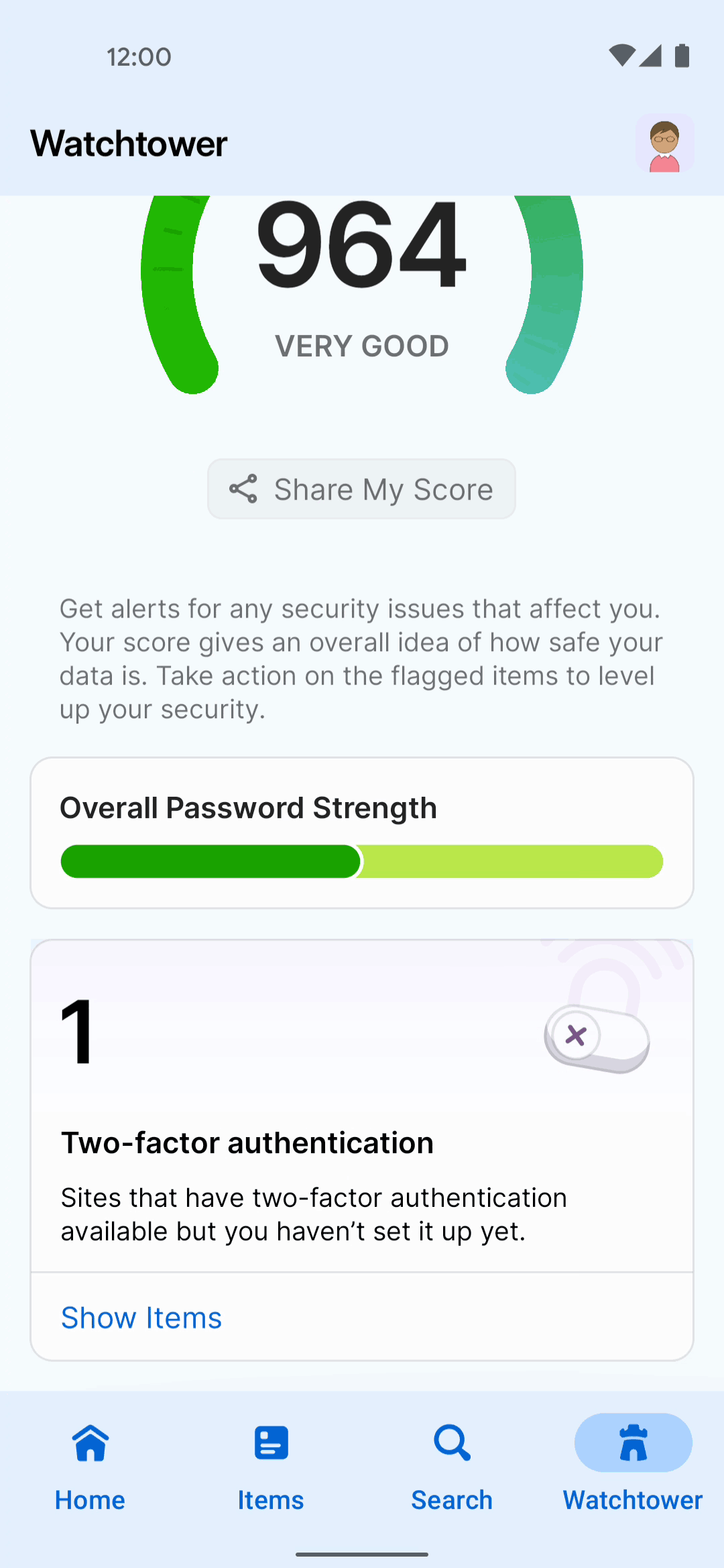 1Password Android Screen | Mobbin