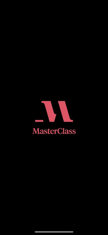 MasterClass Logging in screen