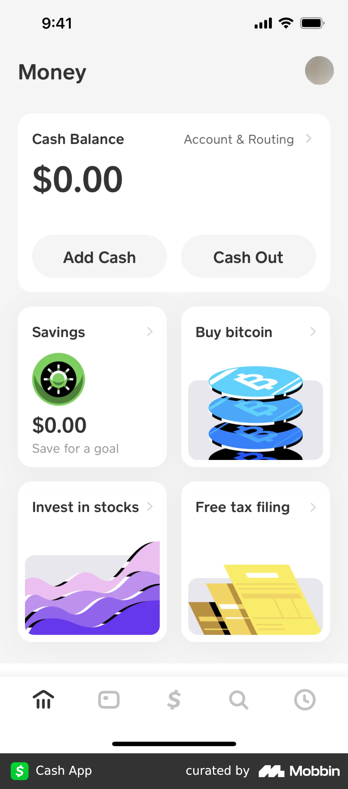 Cash App screen