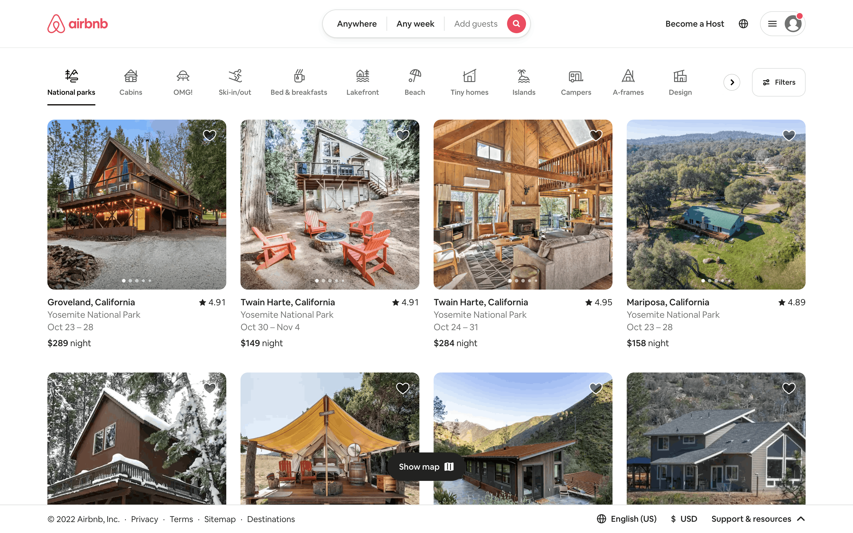 Airbnb Web Screen | Mobbin