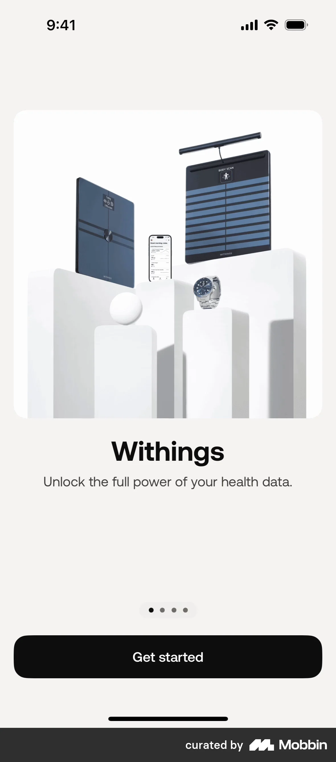 Withings Health Mate screen