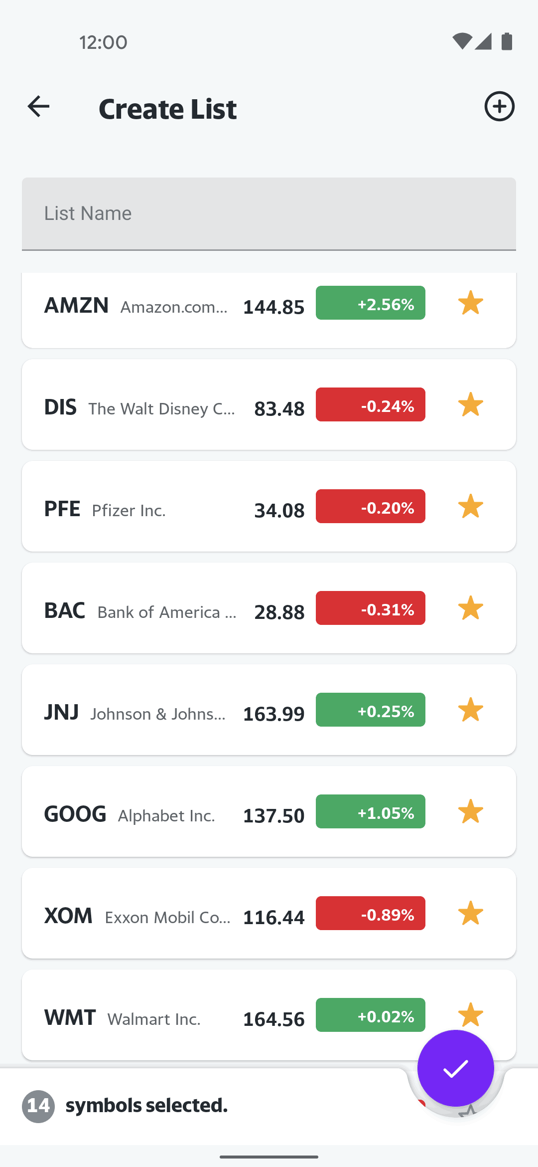 Yahoo Finance Android Flow | Mobbin