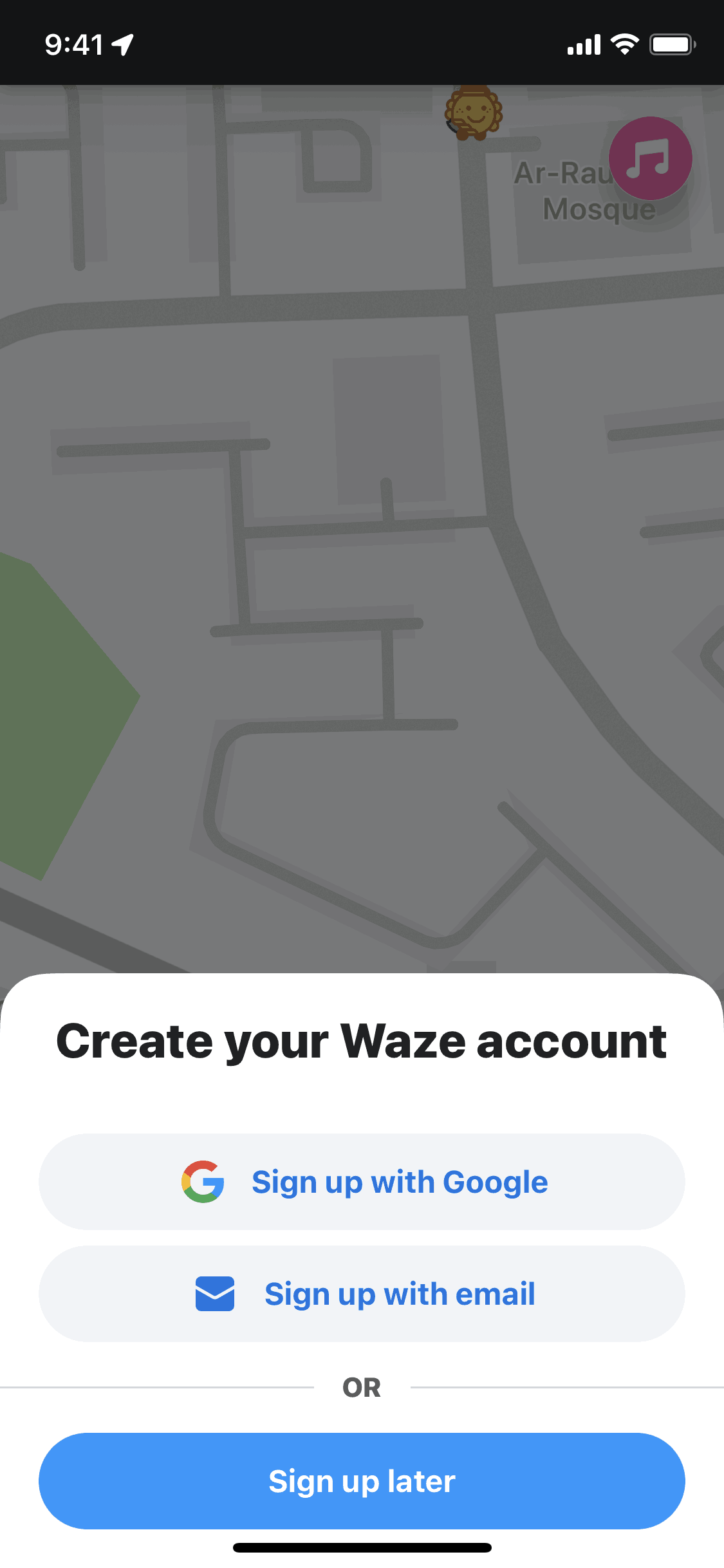 Waze IOS | Mobbin