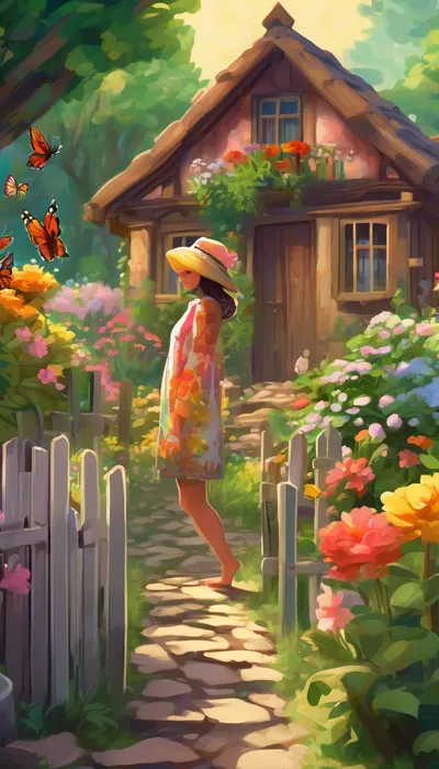 Nurturing Dreams: The Blossoming of Lila's Art