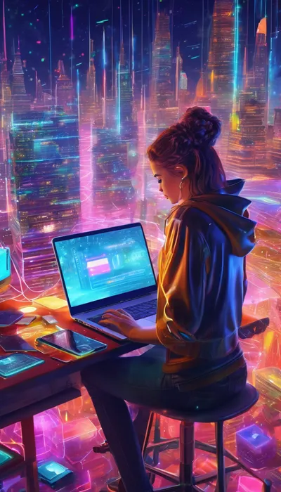 Elara's Digital Odyssey: From Curiosity to Internet Fortune