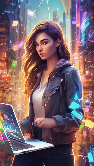 Mia's Digital Adventure: From Employee to Online Entrepreneur