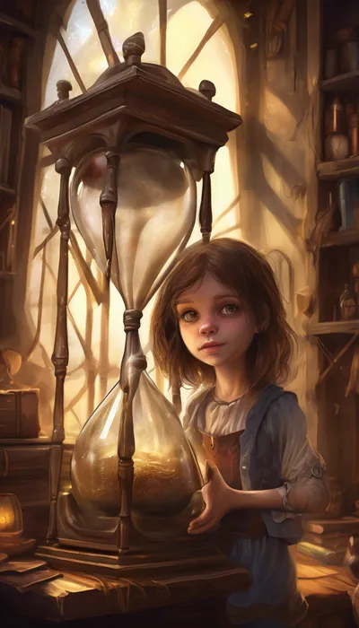 Elara and the Hourglass: A Timeless Adventure Through History