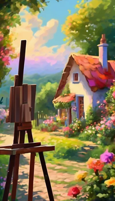 Lila's Brushstrokes: A Journey from Doubt to Artistic Triumph