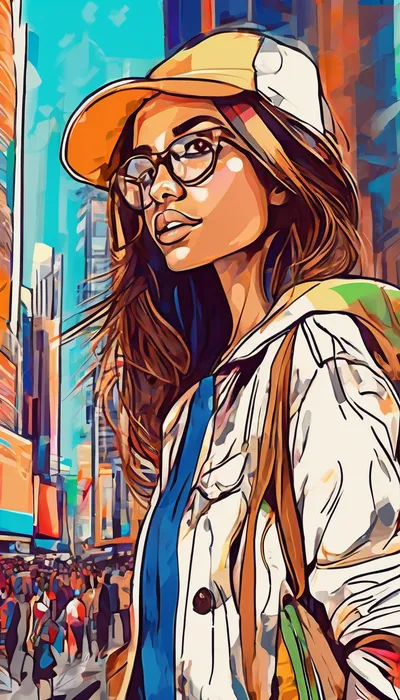 Mia's Digital Journey: From Dreamer to Online Success Story