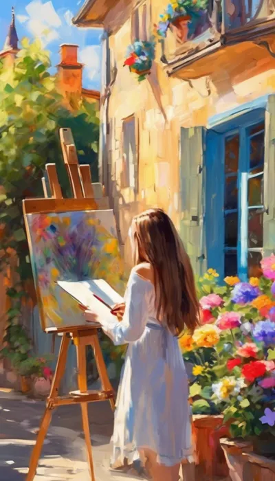 Brushing Away Doubts: Clara's Journey to Artistic Triumph