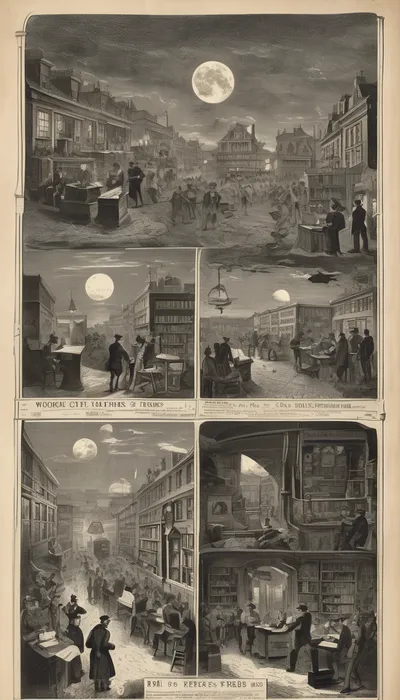 The Great Moon Hoax: A Fantastical Leap into Cosmic Curiosity