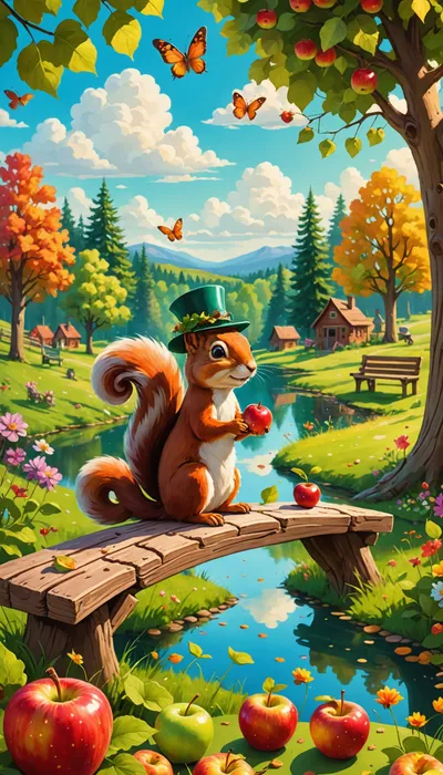 Cider the Squirrel: A Poetic Tale of Magic and Unity