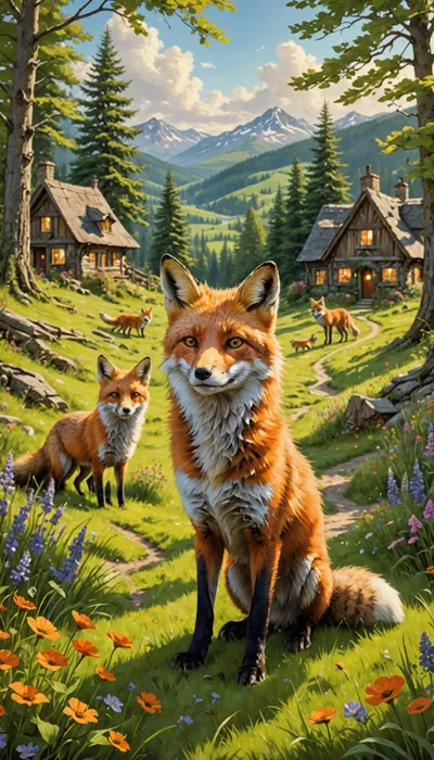 The Enchanted Bond: Finny the Fox and Lily's Unspoken Adventures