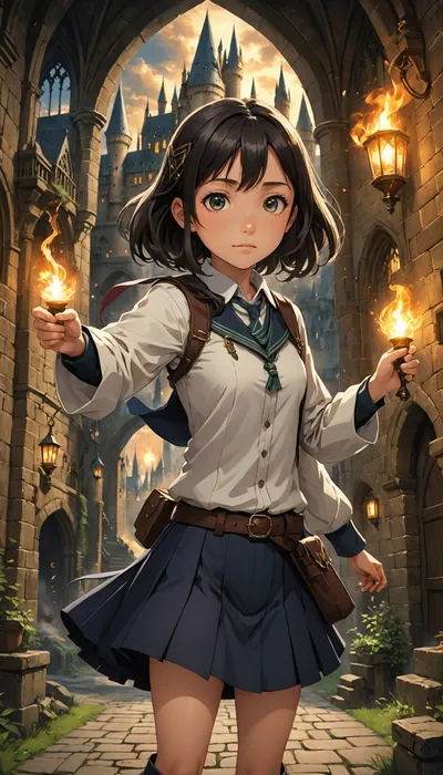 Midori Haru's Enchanted Journey: Secrets of Hogwarts and Beyond