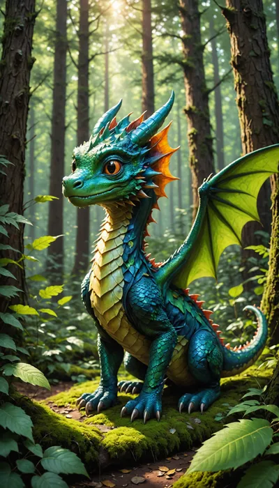 Ember's Journey: A Dragon's Tale of Courage and Discovery