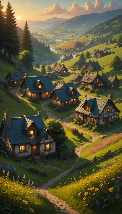 Grandma Elise's Evening Tales: A Serenade of Tranquility and Nature