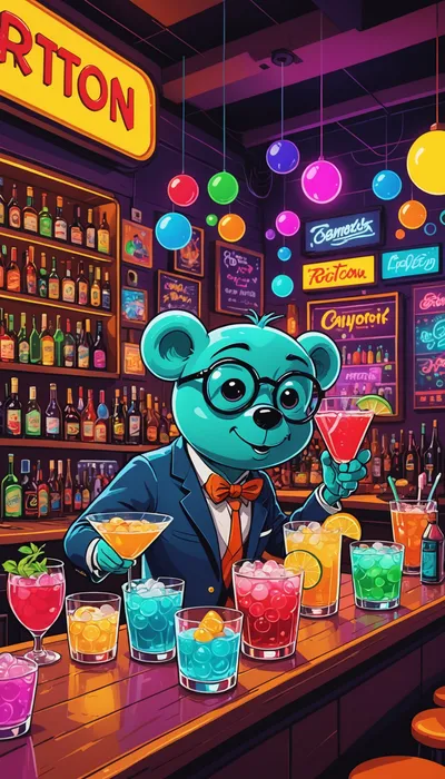 Atoms in a Bar: A Charged Tale of Humor and Positivity