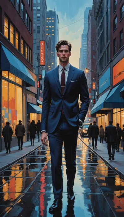 Enigmatic Reunion: Brushstrokes of the Past