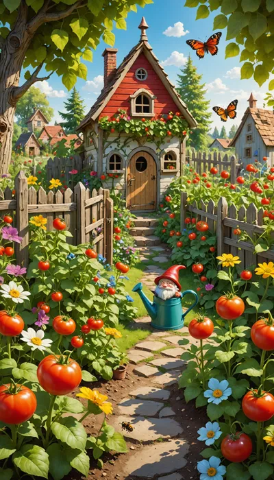 Leo and the Magical Tomato: A Tale of Extraordinary Powers