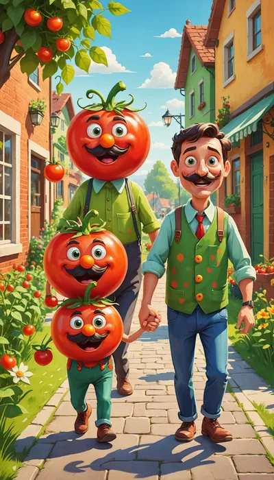 The Tomato Family Pun: Catch Up, Ketchup!