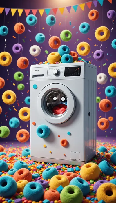 Whirly's Stand-Up Spin: A Washing Machine's Comedic Breakthrough
