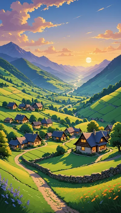 Harmony of Twilight: Ella's Dream Beneath the Ancient Willow