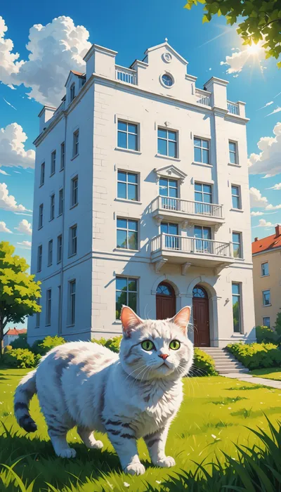 Regret Cat and the Giant Toilet Disaster