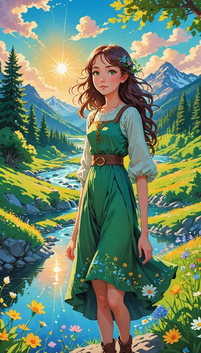 Astra's Odyssey: Crafting Dreams in the Land of Eternal Sunrise