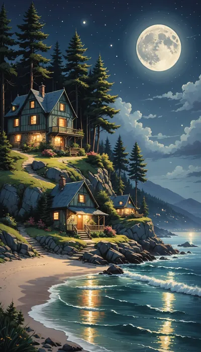 Whispering Pines: Tales of Serenity and Starlit Dreams