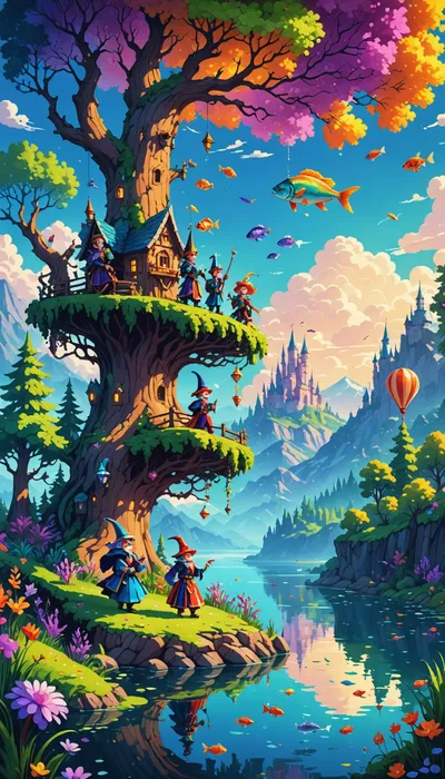 Aurelia and the Aerial Fish: Secrets of the Celestial Seas