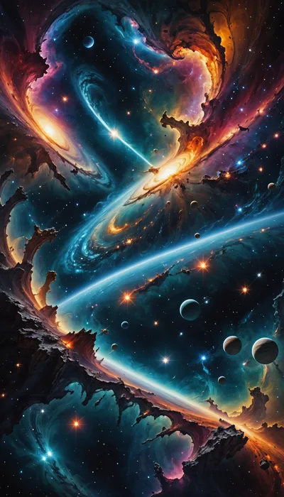 Celestial Symphony: The Cosmic Dance of Stars and Forces