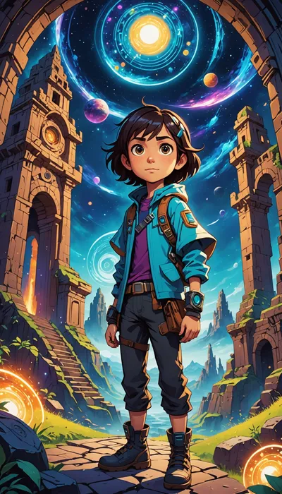 Arin's Temporal Quest: Guardians of Cosmic Wisdom in the TDX Universe