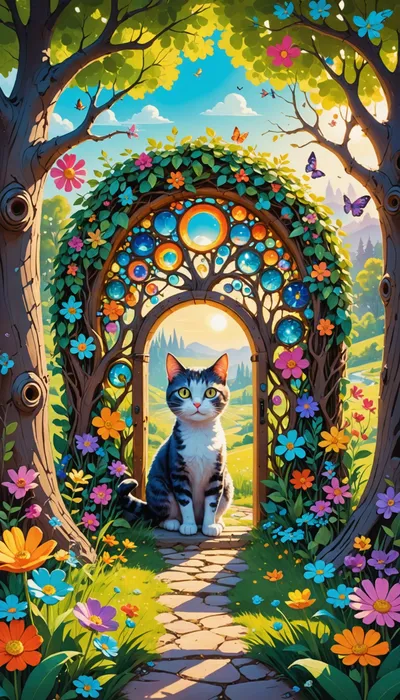 Regret Cat's Sticky Adventure in the Land of Desserts