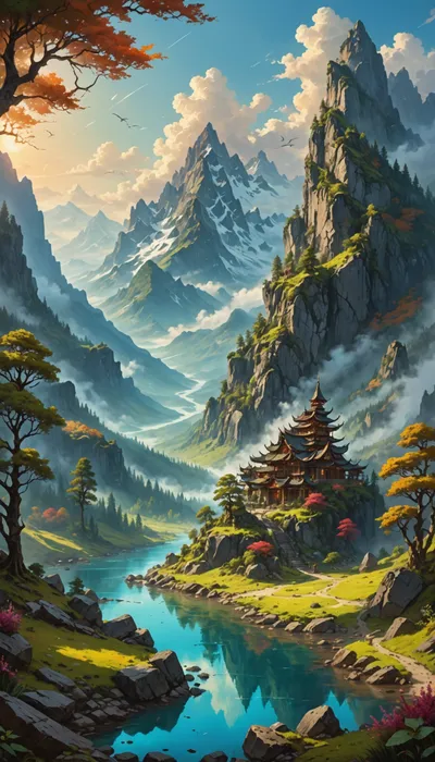 Quest for Tranquility: A Seeker's Journey in Resonara