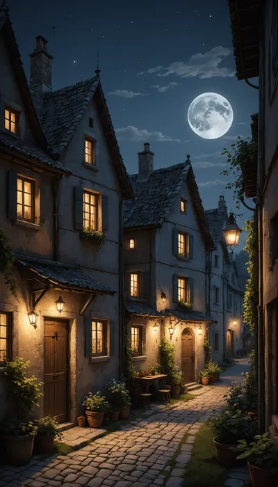 Moonlit Serenity: A Lullaby of Friendship