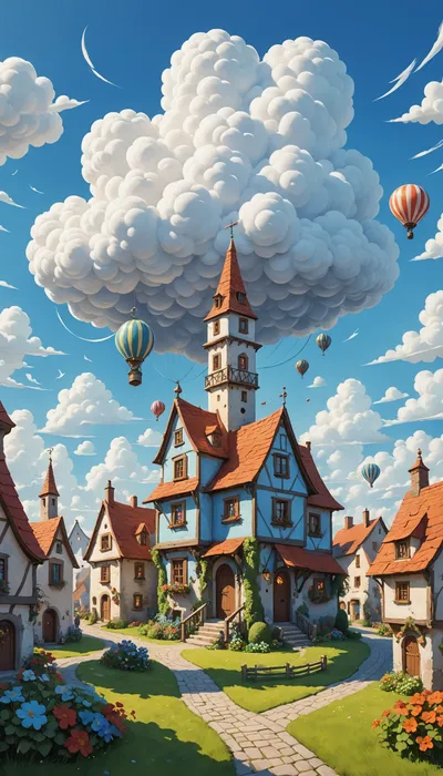 Maestro of the Sky Serenade: Gustave's Whimsical Symphony