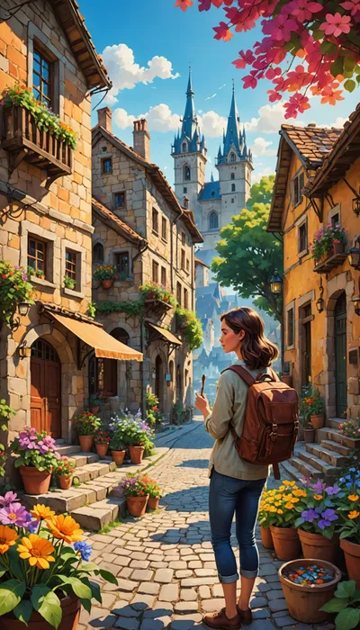 Maya's Colorful Journey: Nurturing Dreams Through Dedication and Art