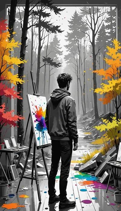 Nael's Quest: Reviving the Colors of Emotion