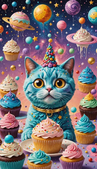 Regret Cat's Adventure in the Cake World